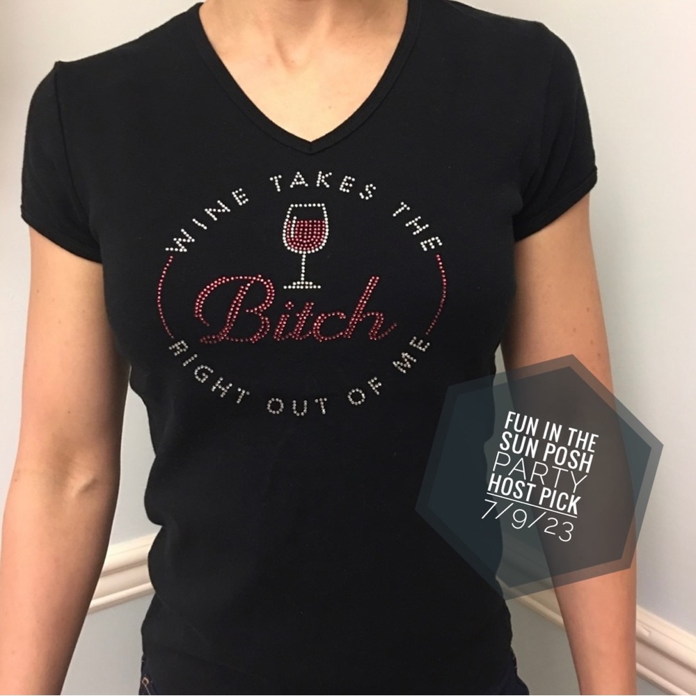 🎉Weekend wear 💕Wine shirt🍷